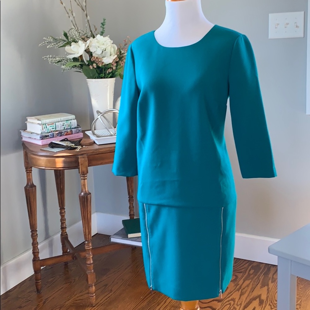 6P Ann Taylor dropped waist Dress